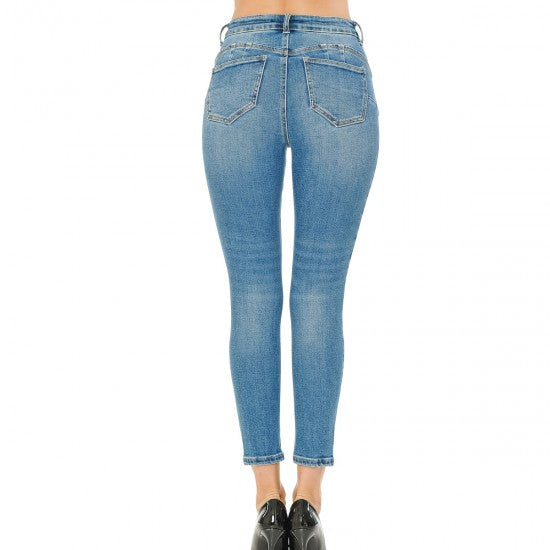 Wax Jeans - Push-Up Vintage Classic 5 Pocket Ankle Jeans - 90800