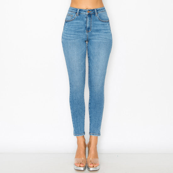 Wax Jeans - Women's Authentic Basic Push-up Skinny Jean - 90298