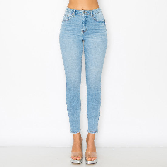 Wax Jeans - Women's Authentic Basic Push-up Skinny Jean - 90298