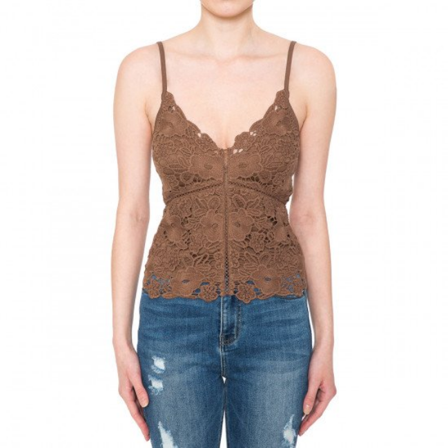Womans Lace Tank Top - 65942
