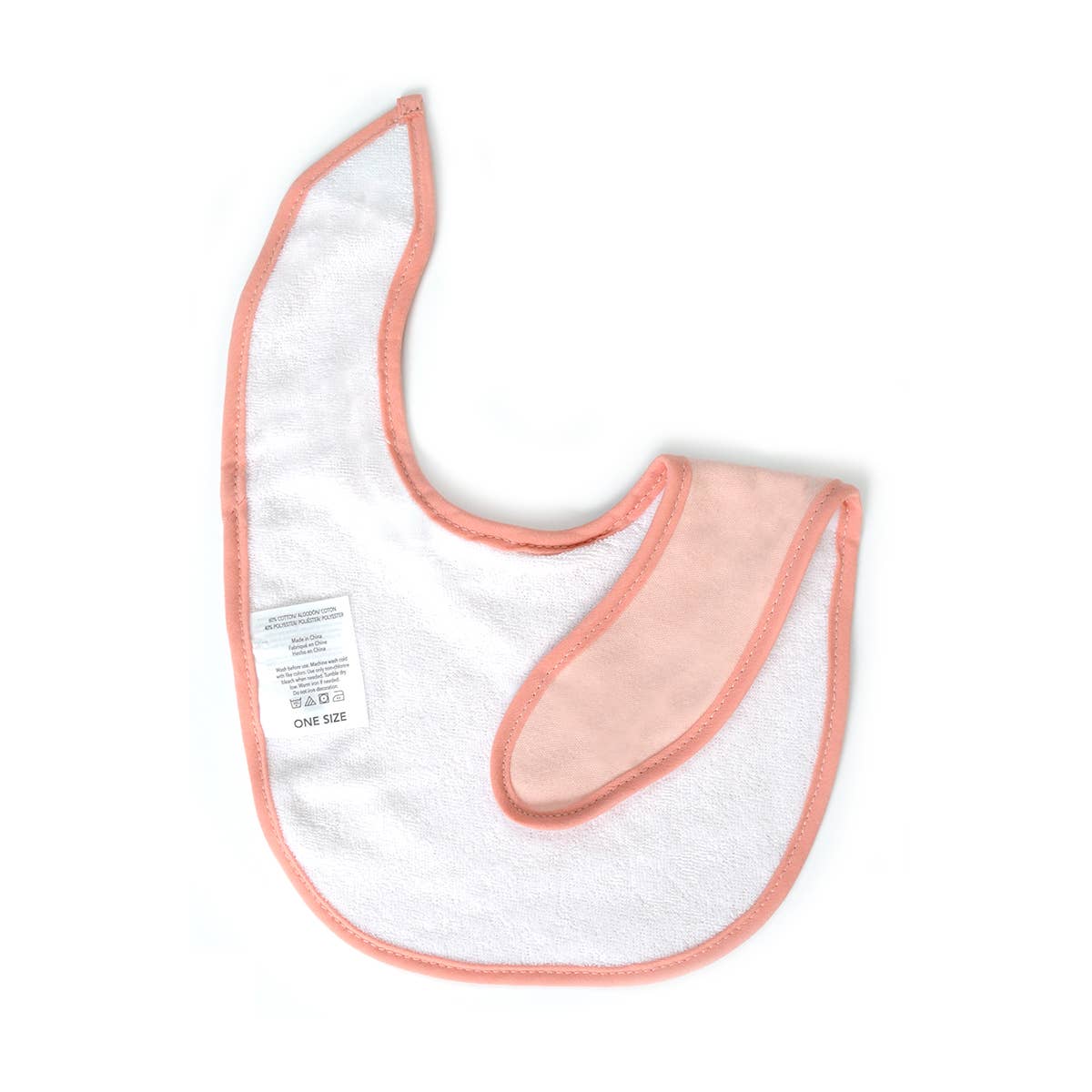 5 Pack Soft Cotton Poly Embroidered Baby Bibs
