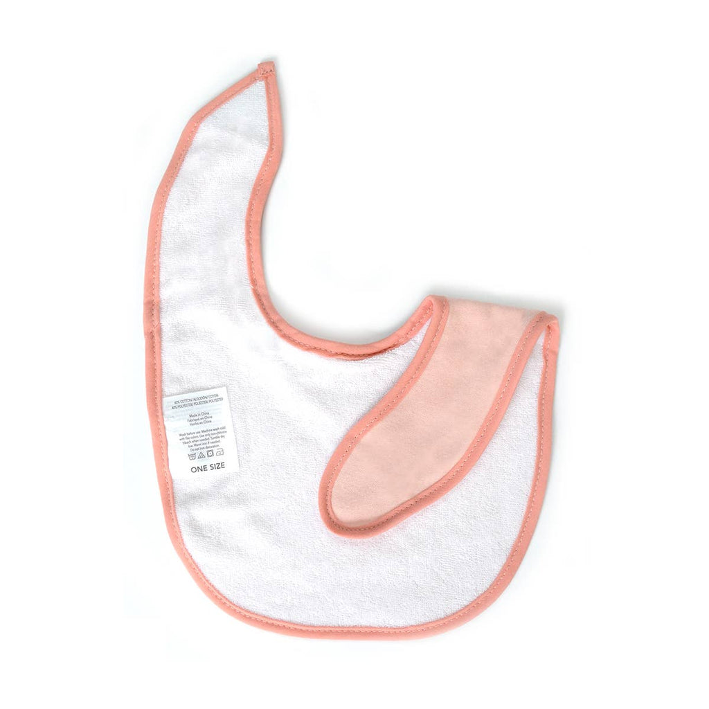 5 Pack Soft Cotton Poly Embroidered Baby Bibs