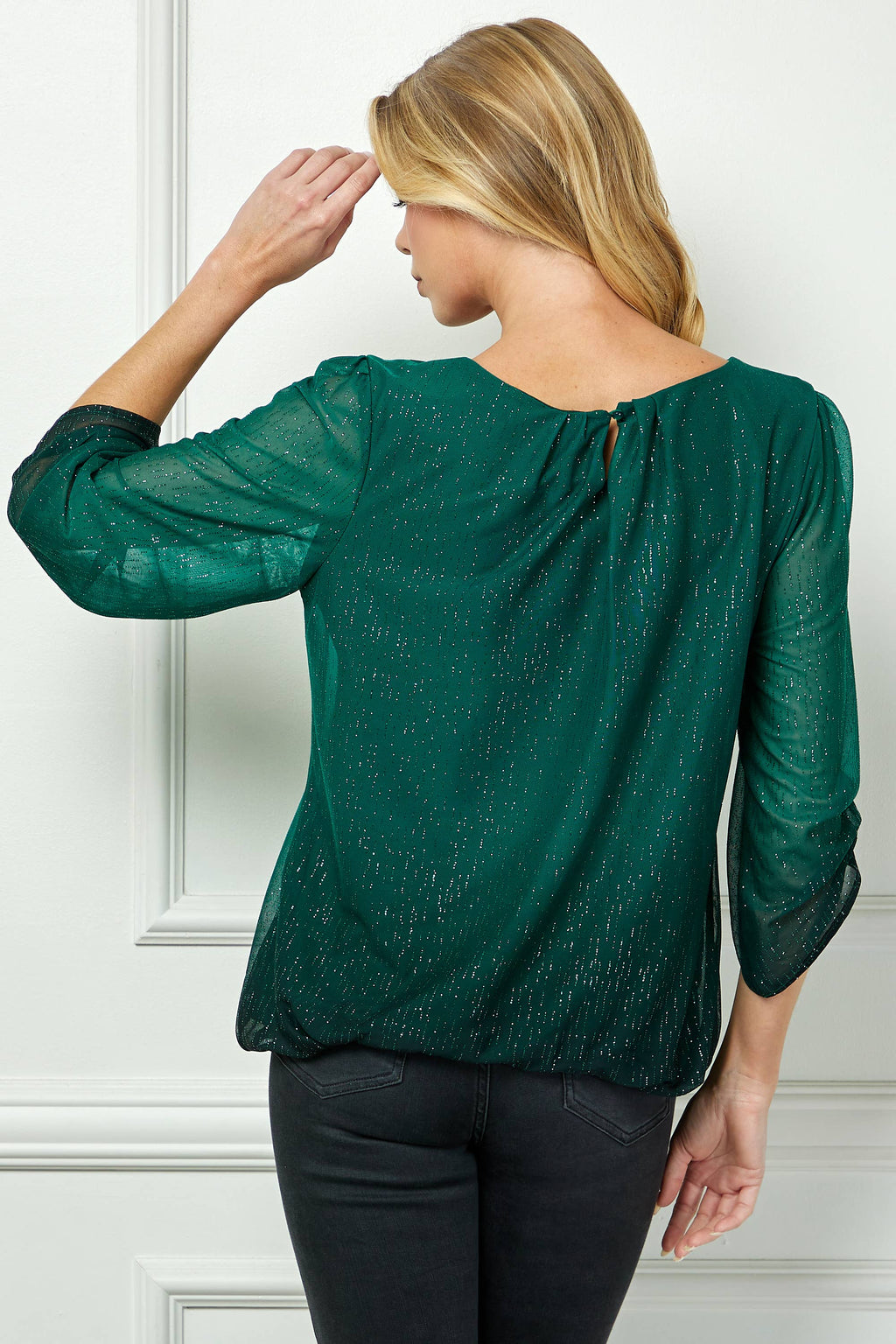 Winslow Collection - Women’s Radiance Ombre Sparkle Blouse - G51014U122