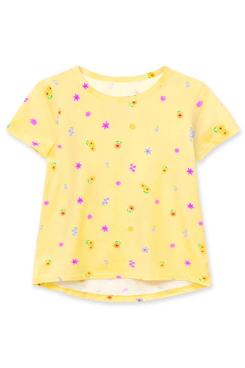 Girl's 2pc Pack Fashion Tees with Scrunchie - GKT-Y24-19004BB-02