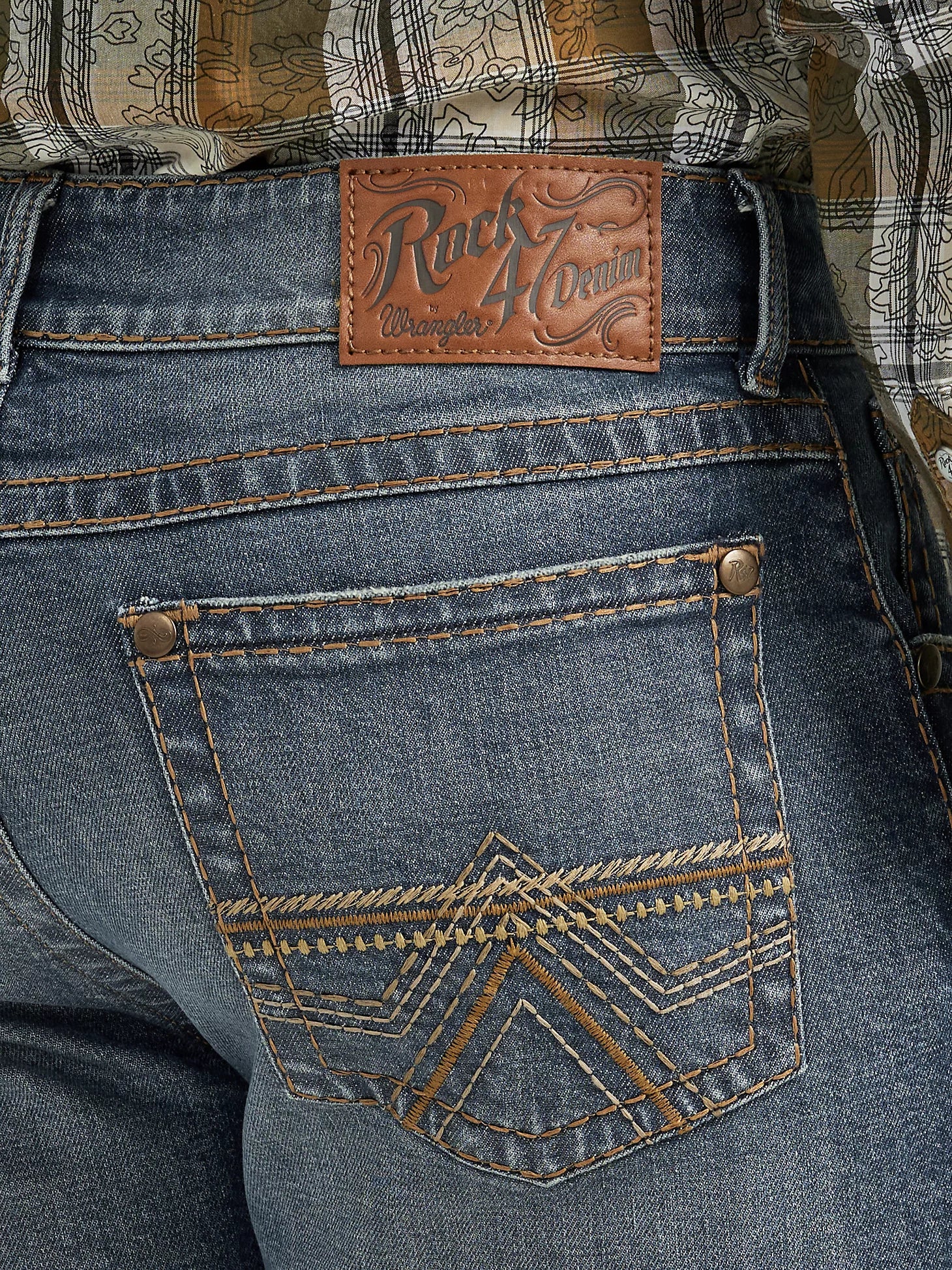 Wrangler - Men's Rock 47 Slim Fit Bootcut Jeans - 112335748