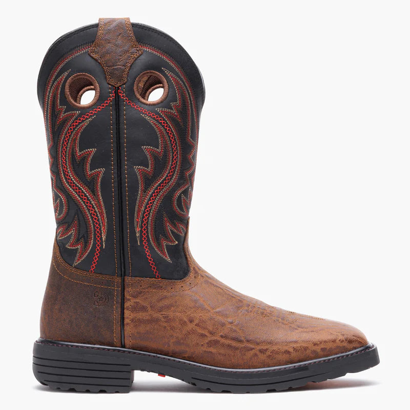 Durango - Men's Workhorse Mocha Safari & Black Work Boot - DDB0529