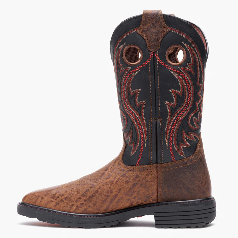 Durango - Men's Workhorse Mocha Safari & Black Work Boot - DDB0529