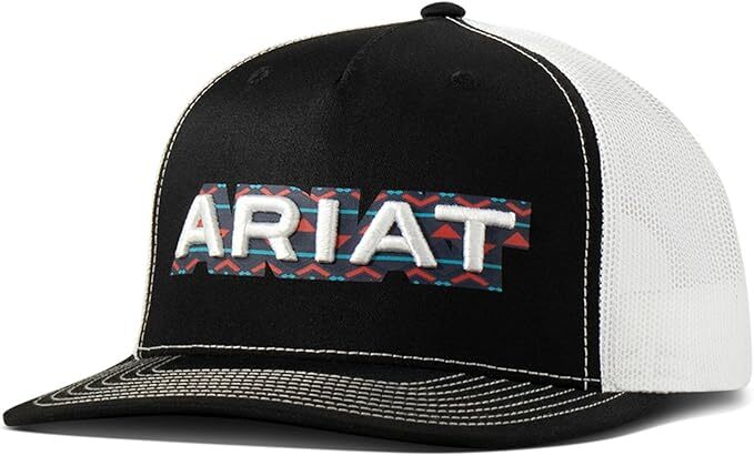 Ariat Mens Richardson 112 Southwestern Logo Snapback Cap Hat - A300086801