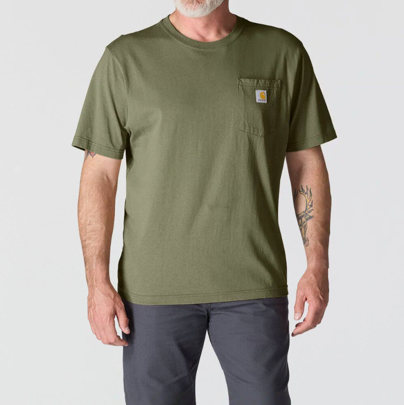 Men's Carhartt Loose Fit Heavyweight Short-Sleeve Pocket T-Shirt - K87-M