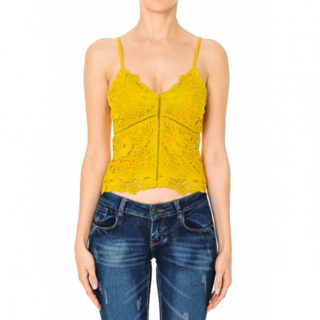 Womans Lace Tank Top - 65942