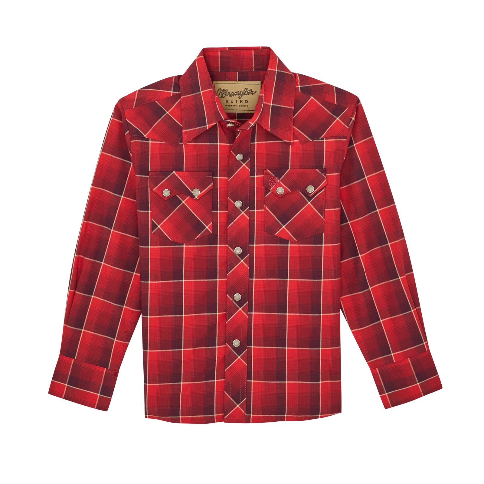 Boys Wrangler Retro® Long Sleeve Shirts - 112368079