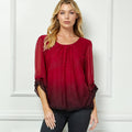 Winslow Collection - Women’s Radiance Ombre Sparkle Blouse - G51014S977