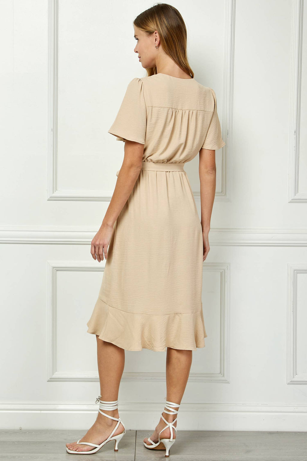 Colección Winslow - Vestido cruzado falso de elegancia clásica para mujer - Y95651P33