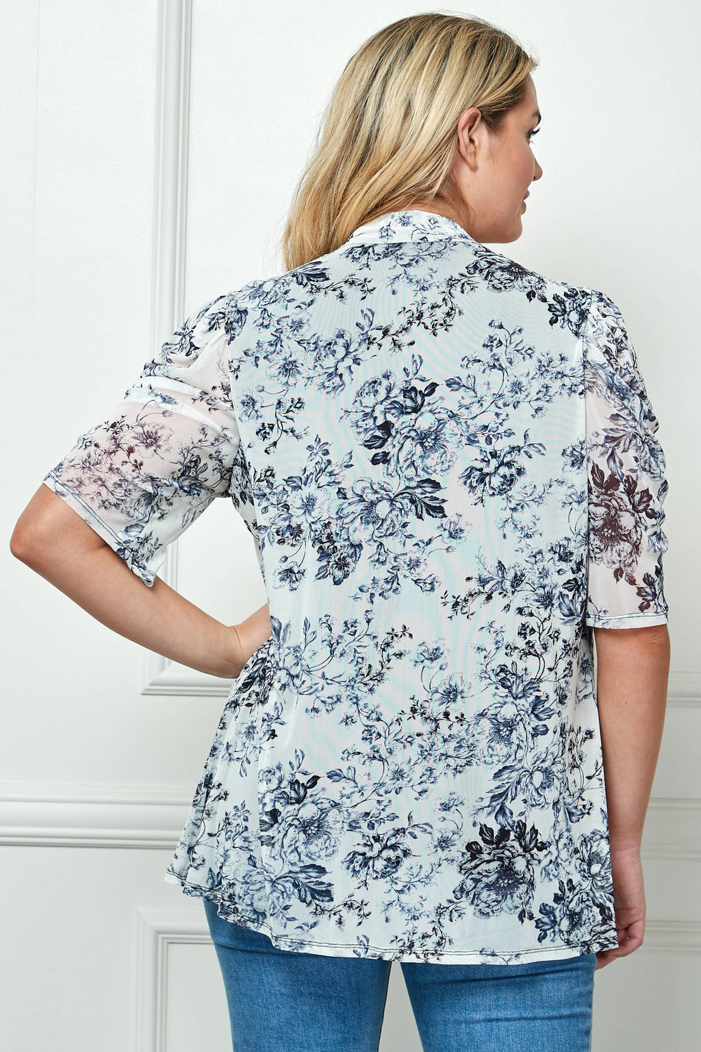 Colección Winslow - Blusa de una pieza para mujer [tallas grandes] con camiseta interior incorporada - G514209C30X