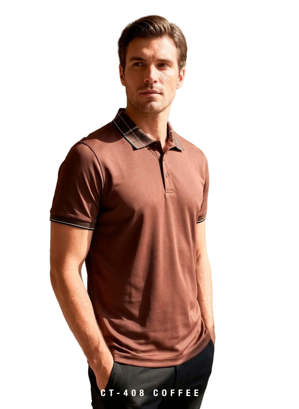 Contii - Men's Short Sleeve Premium Polo Shirt - CT-408