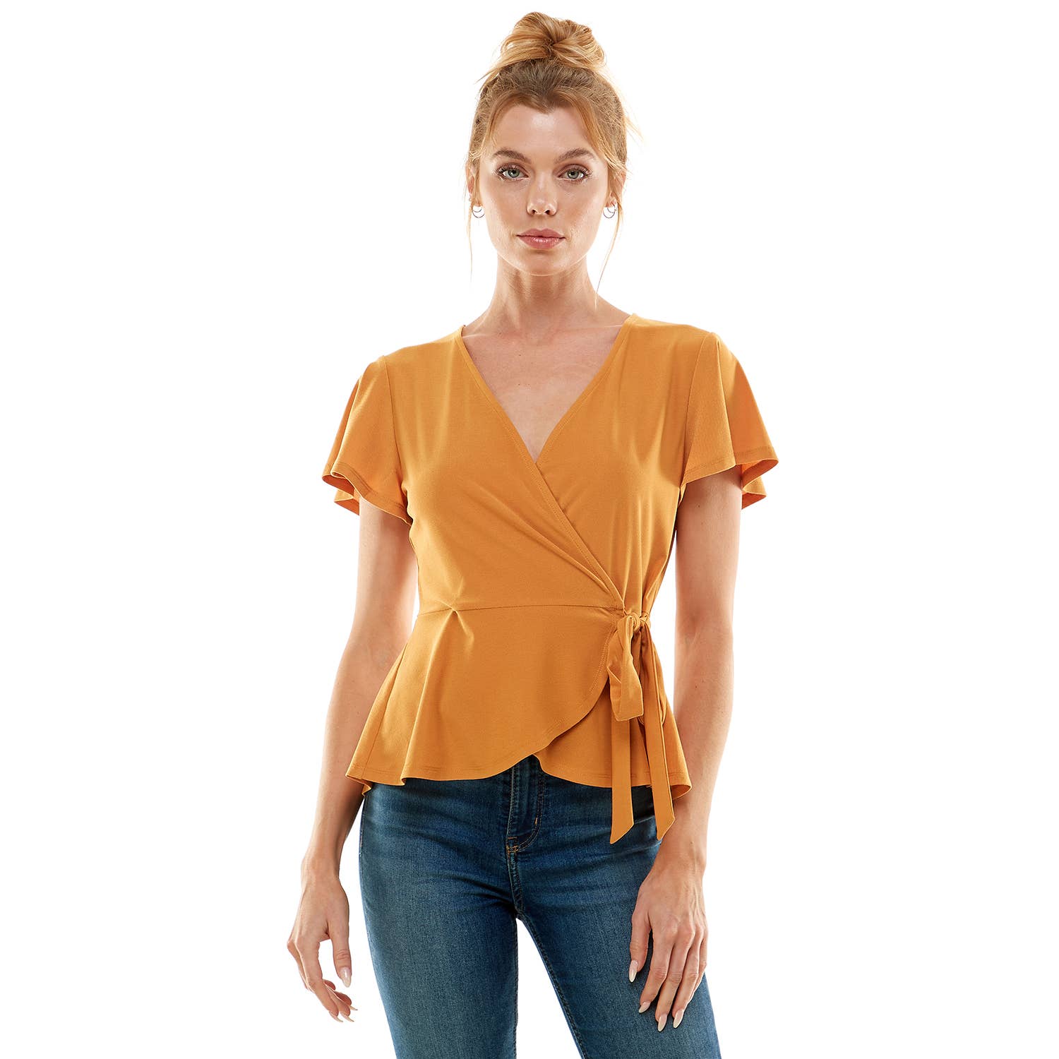 Lily Star - Blusa cruzada suave con estampado floral - MT1185036WPL