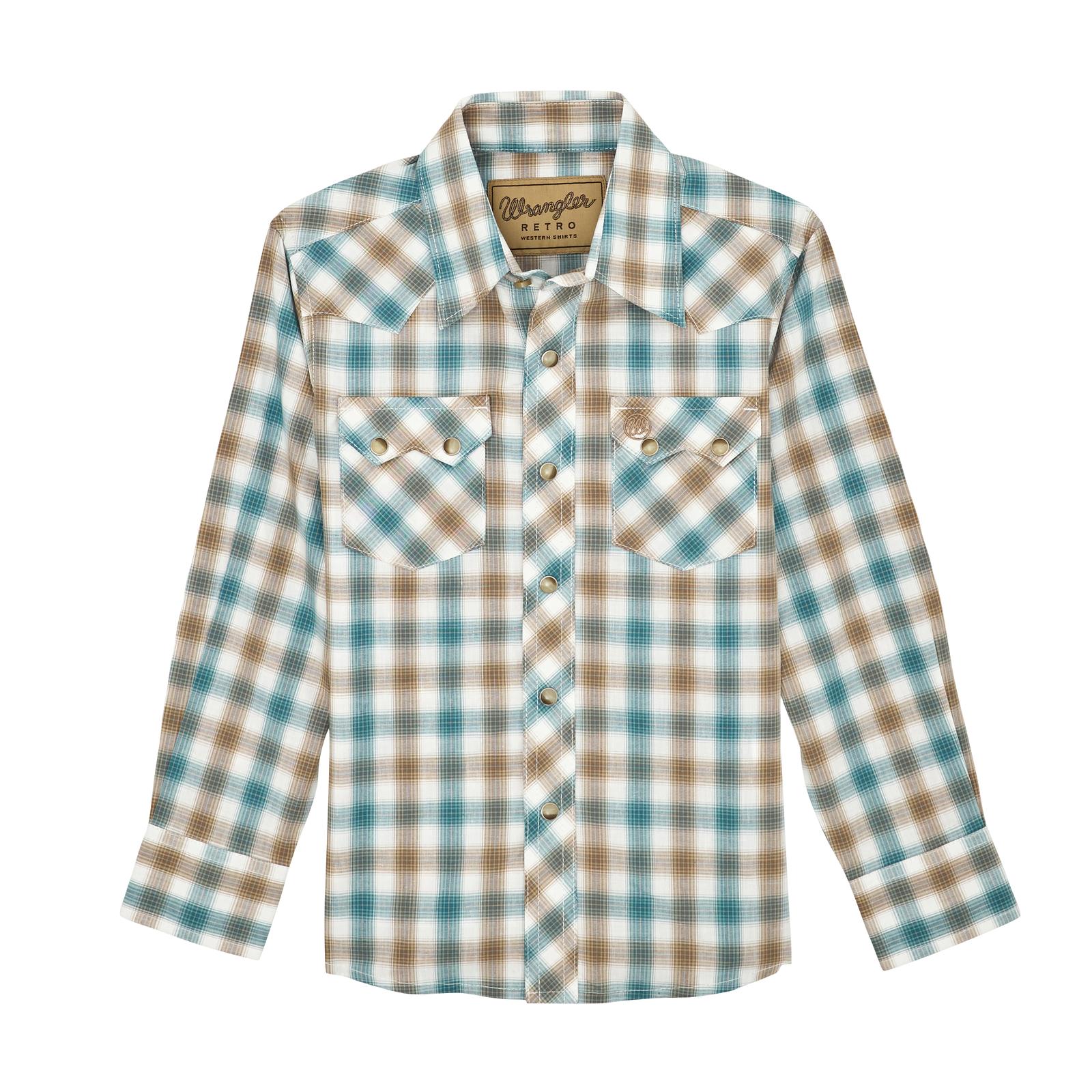 Boys Wrangler Retro® Long Sleeve Shirts - 112368059