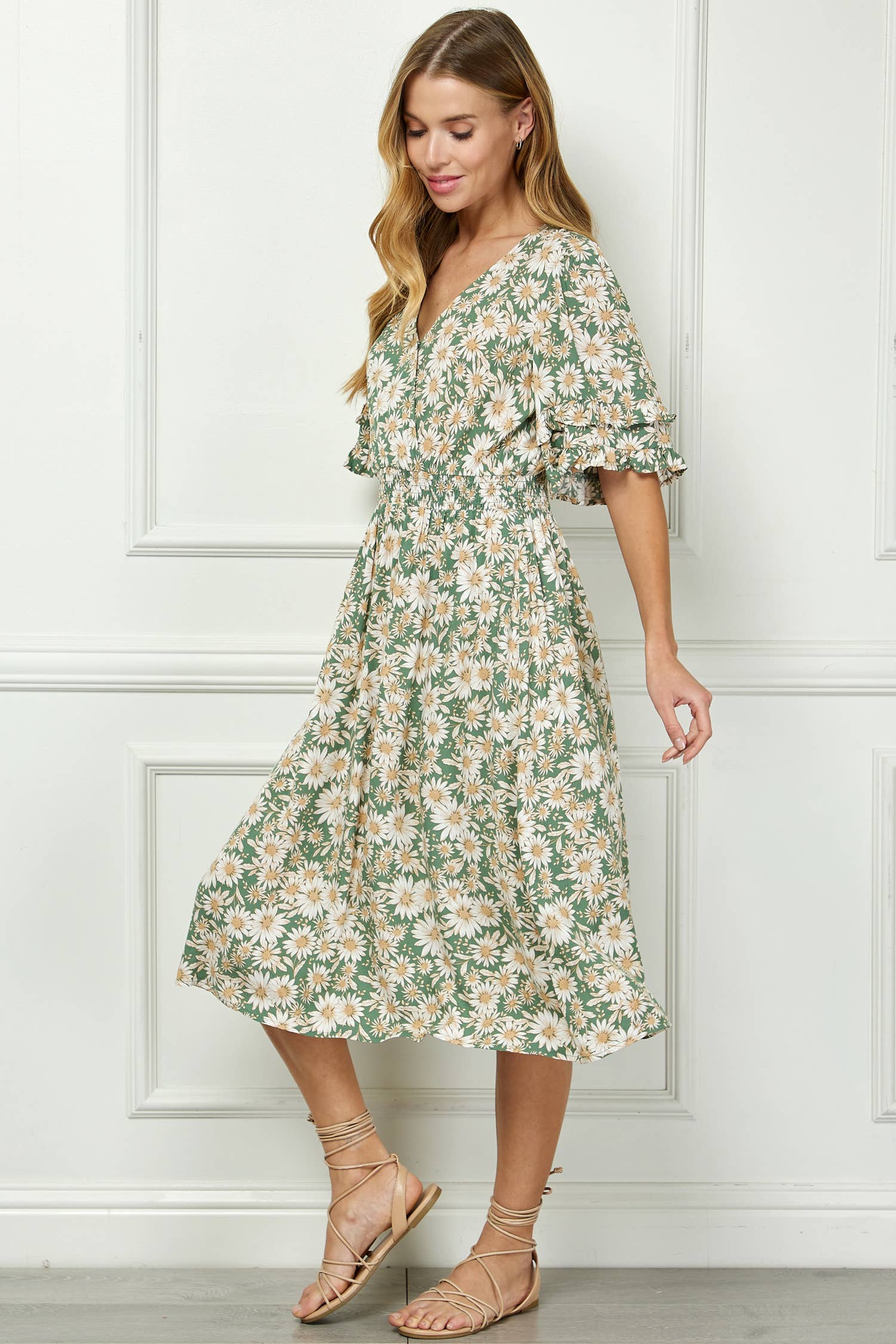 Colección Winslow - Vestido cruzado elegante para mujer inspirado en un kimono - Y973766N90