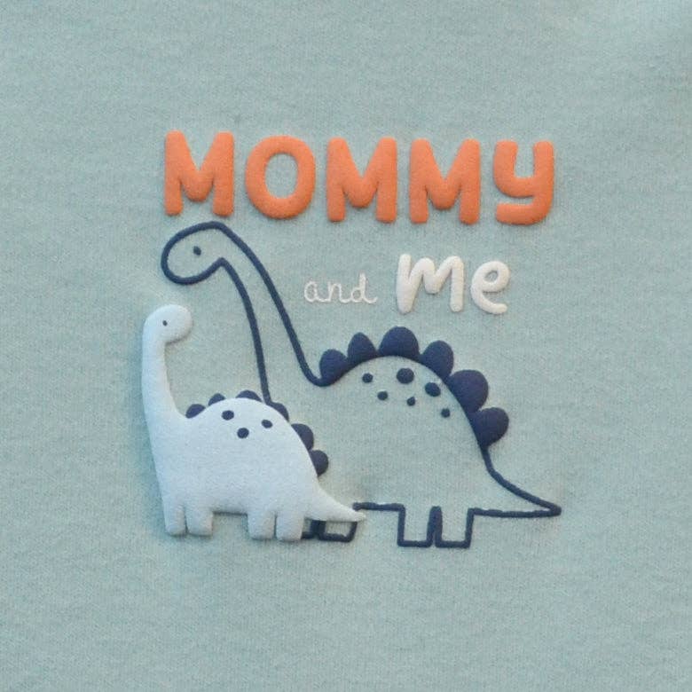 Pack of 3 Baby Dinosaur Puffy Print Pattern Bodysuits - V173G103