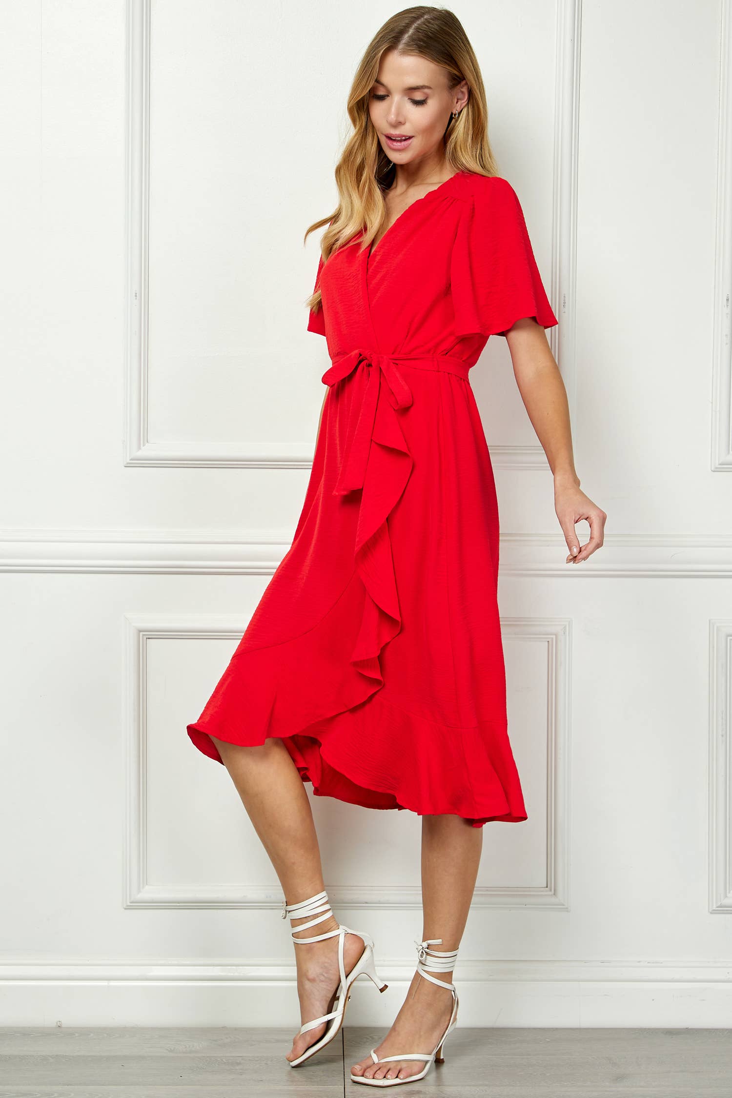 Colección Winslow - Vestido cruzado falso de elegancia clásica para mujer - Y95651P33
