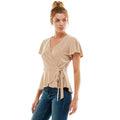 Lily Star - Blusa cruzada suave con estampado floral - MT1185036WPL