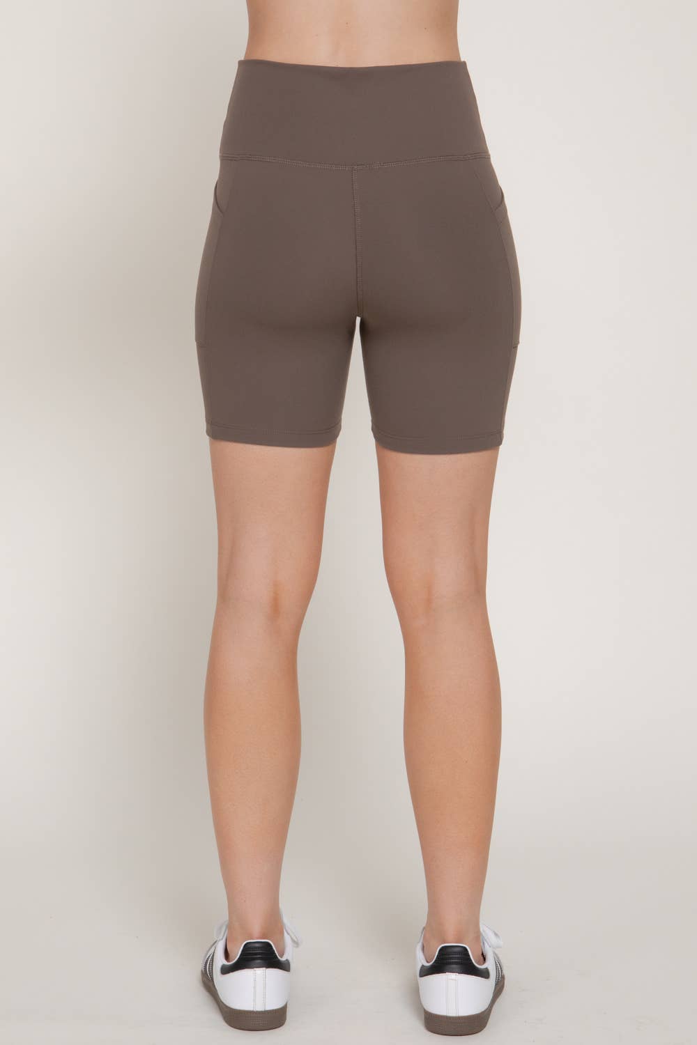 Active USA - Waist Band Workout Bike Short with Pocket - P14776