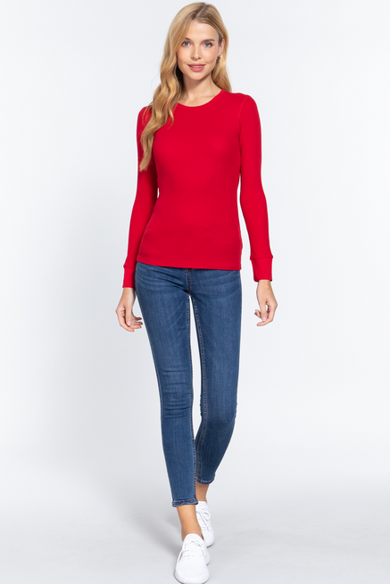 Active USA -  Thermal Crew Neck Tee - T11755