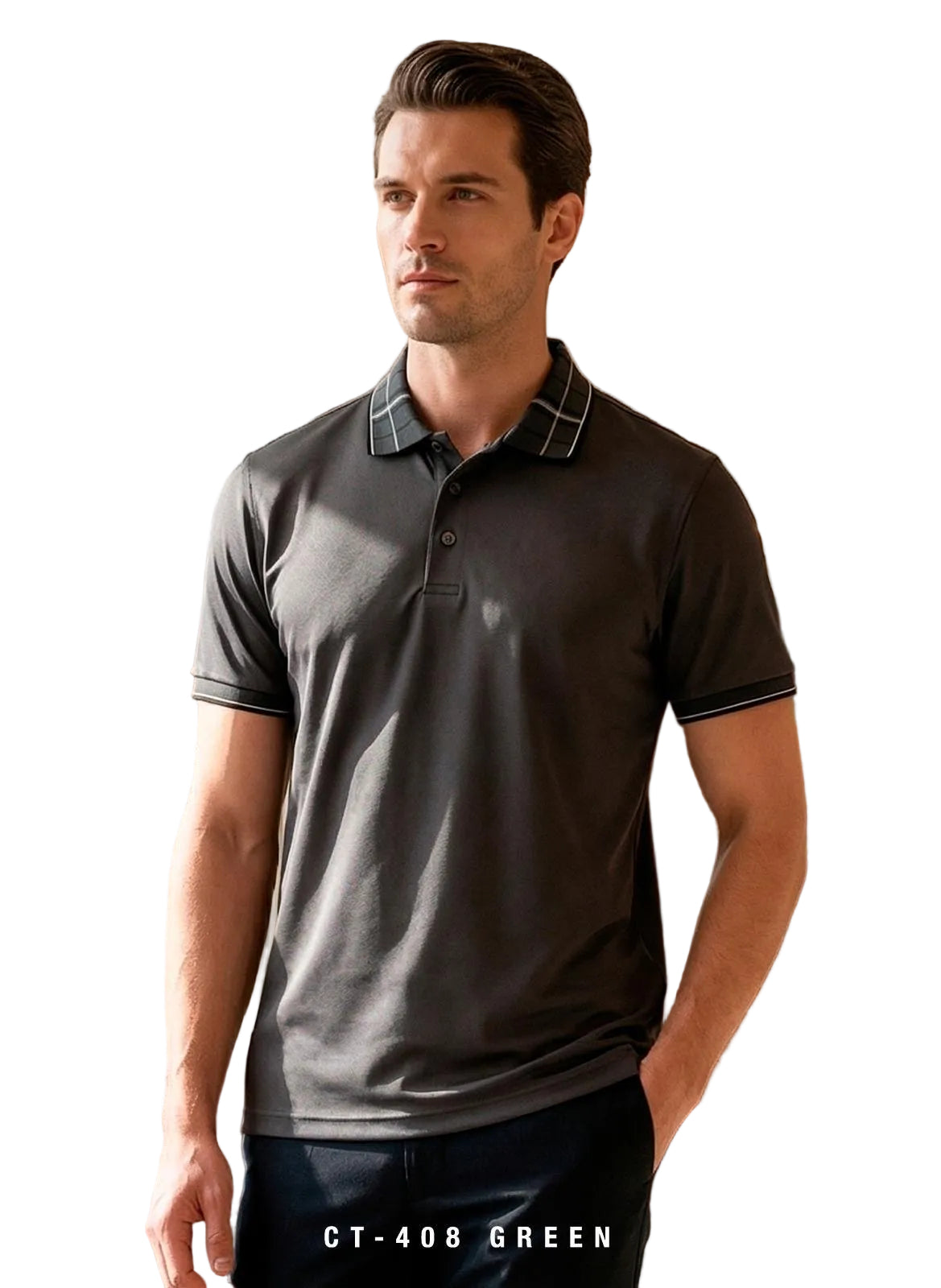 Contii - Men's Short Sleeve Premium Polo Shirt - CT-408