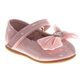 Josmo Girl's Infant Dress Shoes Patent Finish Glossy Formal Flats - 99205