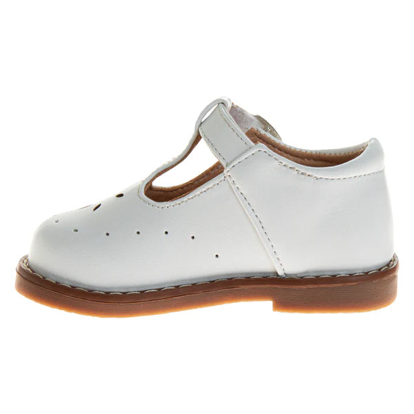 Josmo Girls' Walking Shoes Hard Sole T-Strap Mary Janes - 94847