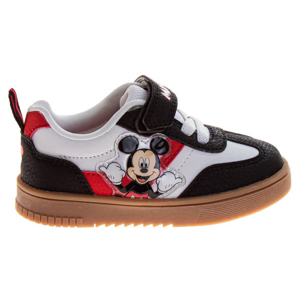 Mickey Mouse Boys Casuals Iconic Canvas Velcro Closure Sneakers - CH100233