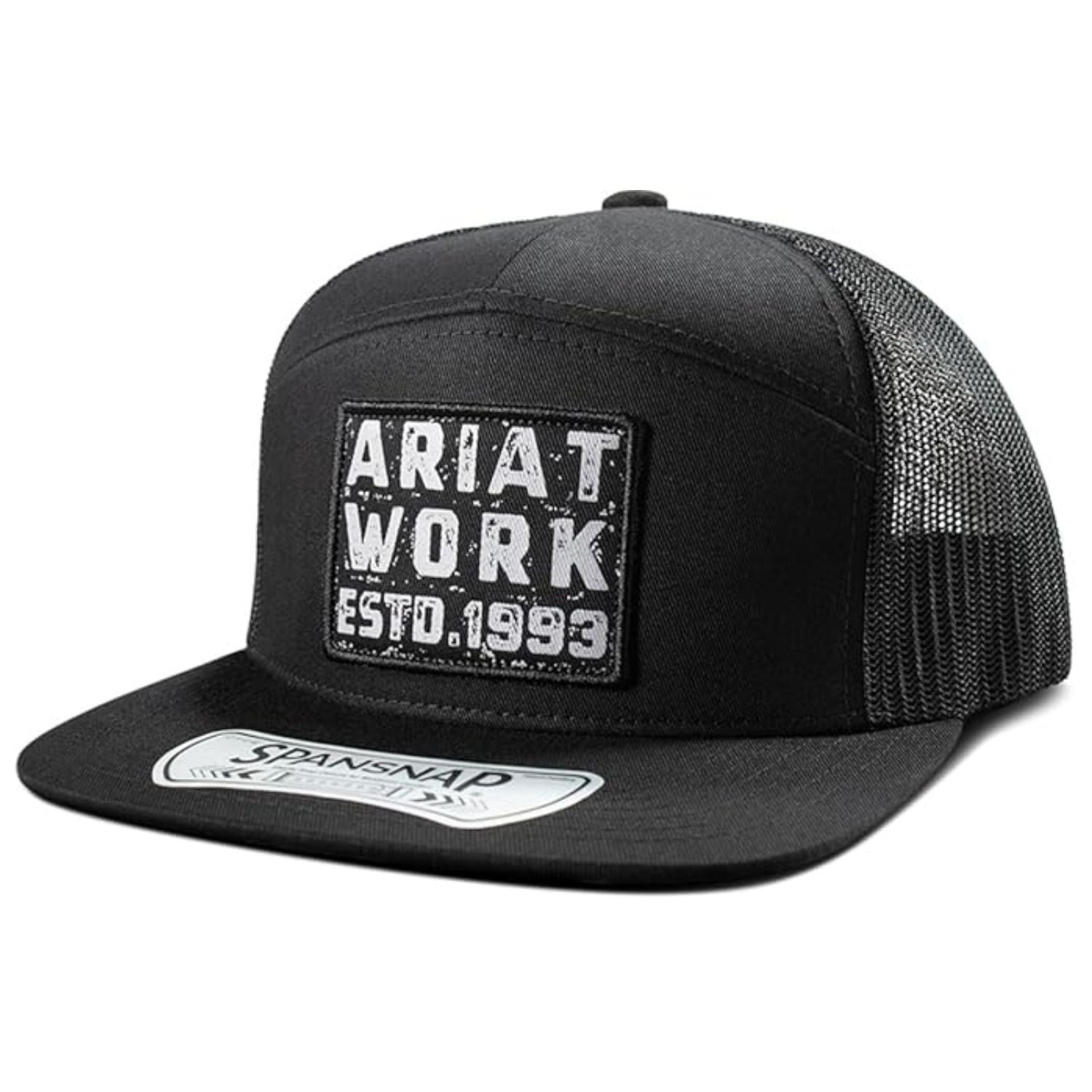 Ariat Mens Ariat Work Logo Patch Snapback Cap Hat - A290002101