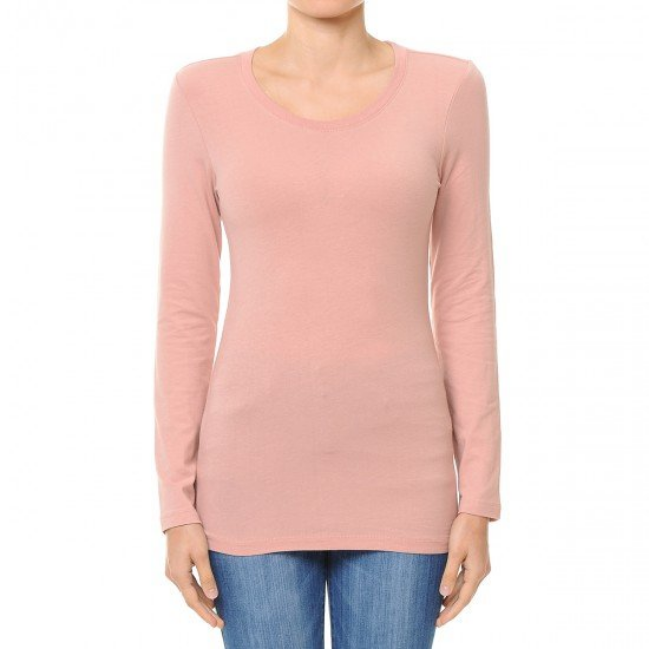 Ambiance - Women's Long Sleeve Boy Tee- 62800