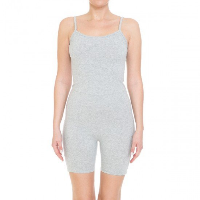 Ambiance Women Cami Biker Jump Suit - 72384
