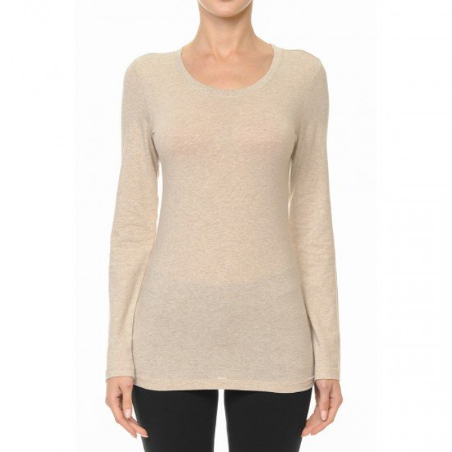 Ambiance - Women's Long Sleeve Boy Tee- 62800
