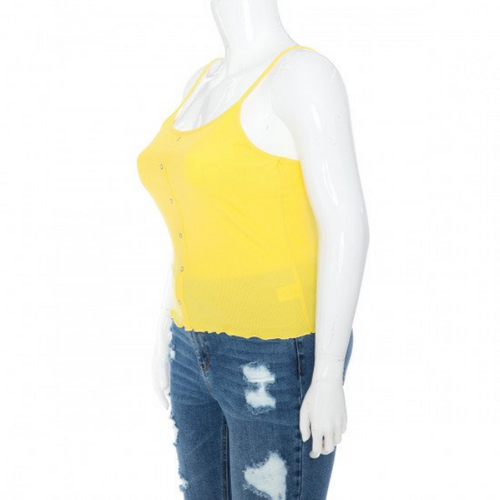 Ambiance Women Eyelet  Cani Crop Top - 73214XL
