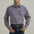 Men's Plaid Button Down Shirt - 112330395