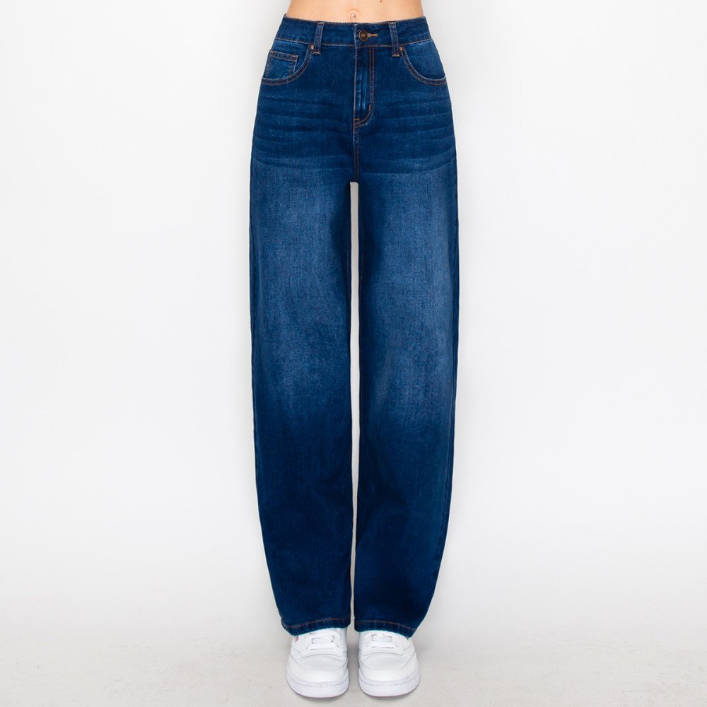 Wax Jean - Women's Basic Wide Leg Jean - 90340