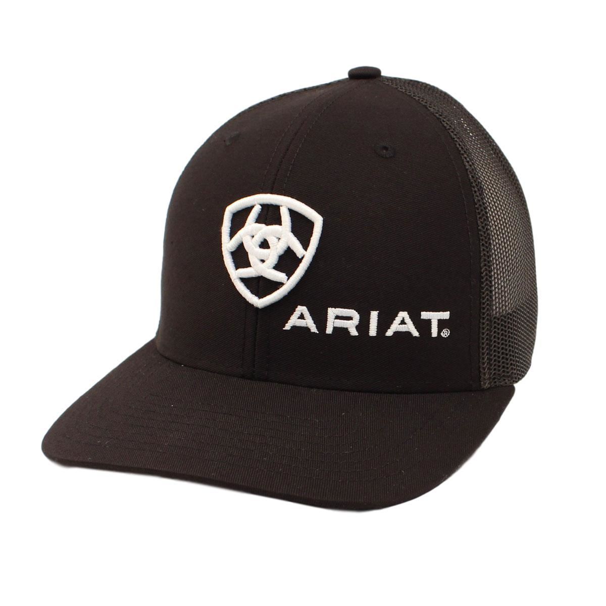 Ariat Shield Logo Cap Black/ White