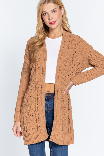 Active USA - Chenile Sweater Cardigan - SW11829