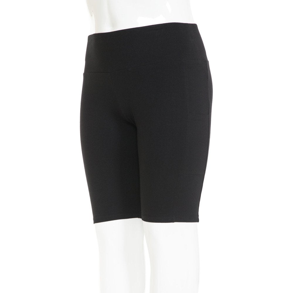 Ambiance - Women's Plus Size Pocket Bike Shorts - 72595XL