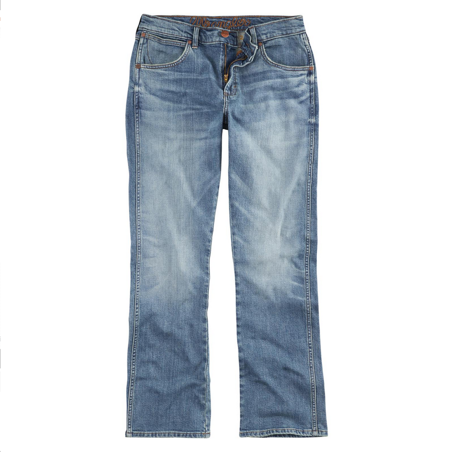 Wrangler - Men's Retro Premium Slim Boot Green Jeans - 112317588 