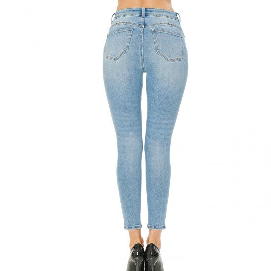 Wax Jeans - Push-Up Vintage Classic 5 Pocket Ankle Jeans - 90800