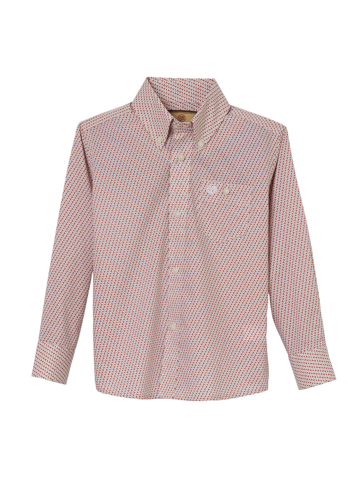 Wrangler Boys Classic Long Sleeve Shirt - 112344424