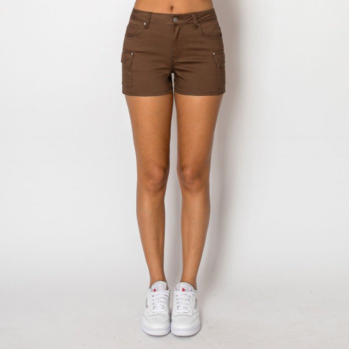 Wax Jean - Women's Mini-Cargo Pocket Jegging Short - 90348