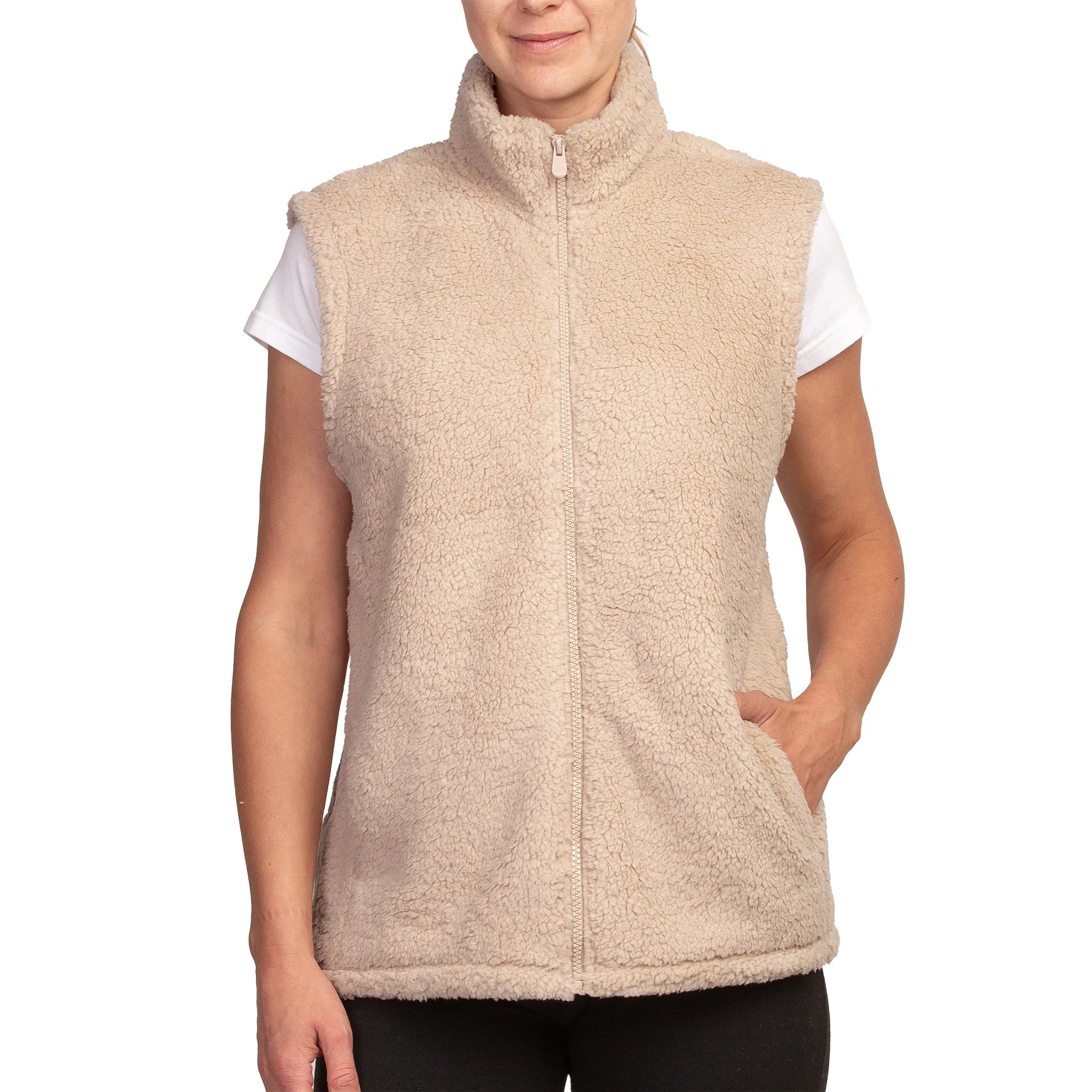 Sofra - Ladies Sherpa Vest - LSV100