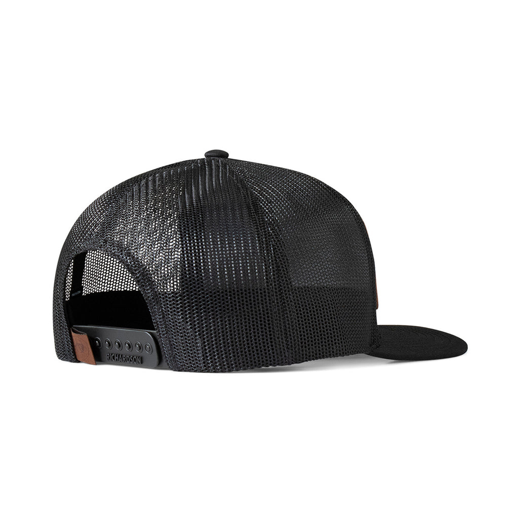 Ariat Black Leather Patch Logo Baseball Cap - A300086201