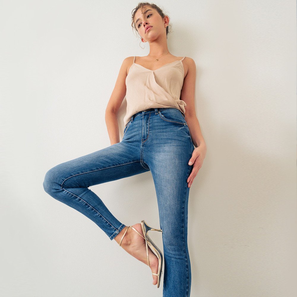 Wax Jean - Repreve High-Rise Push-Up Skinny Jean - 90501