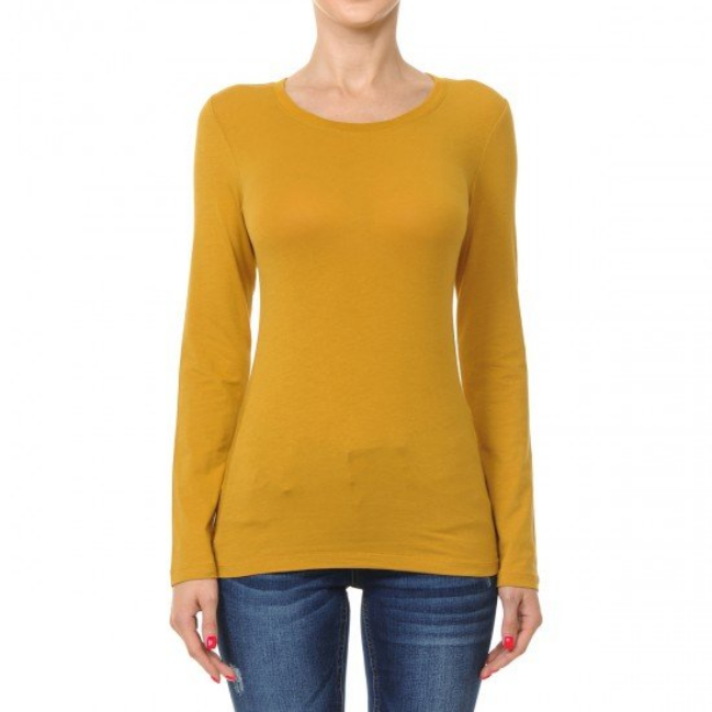 Ambiance - Women's Long Sleeve Boy Tee- 62800