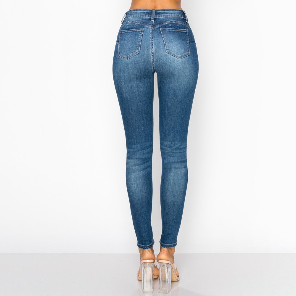 Wax Jean - Repreve High-Rise Push-Up Skinny Jean - 90501